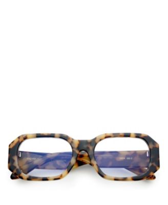Rectangular Blue Light Blocking Reading Glasses, 53 mm
