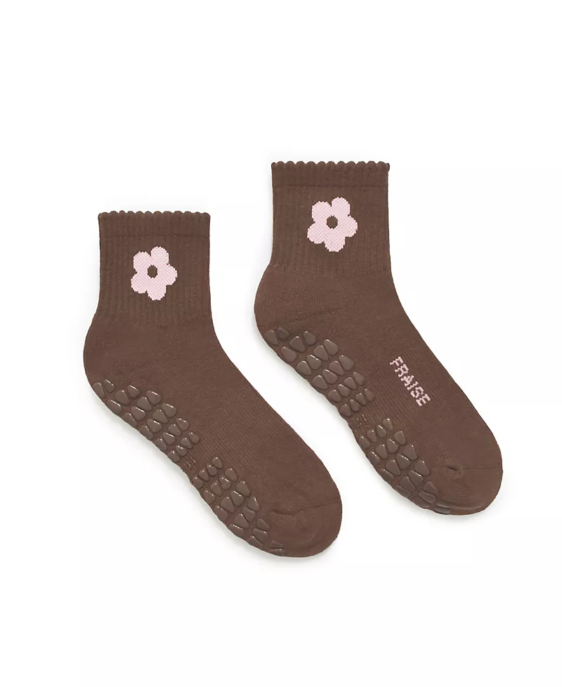 Fraise Petal Grip Sock