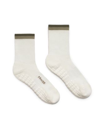  Striped Crew Grip Sock