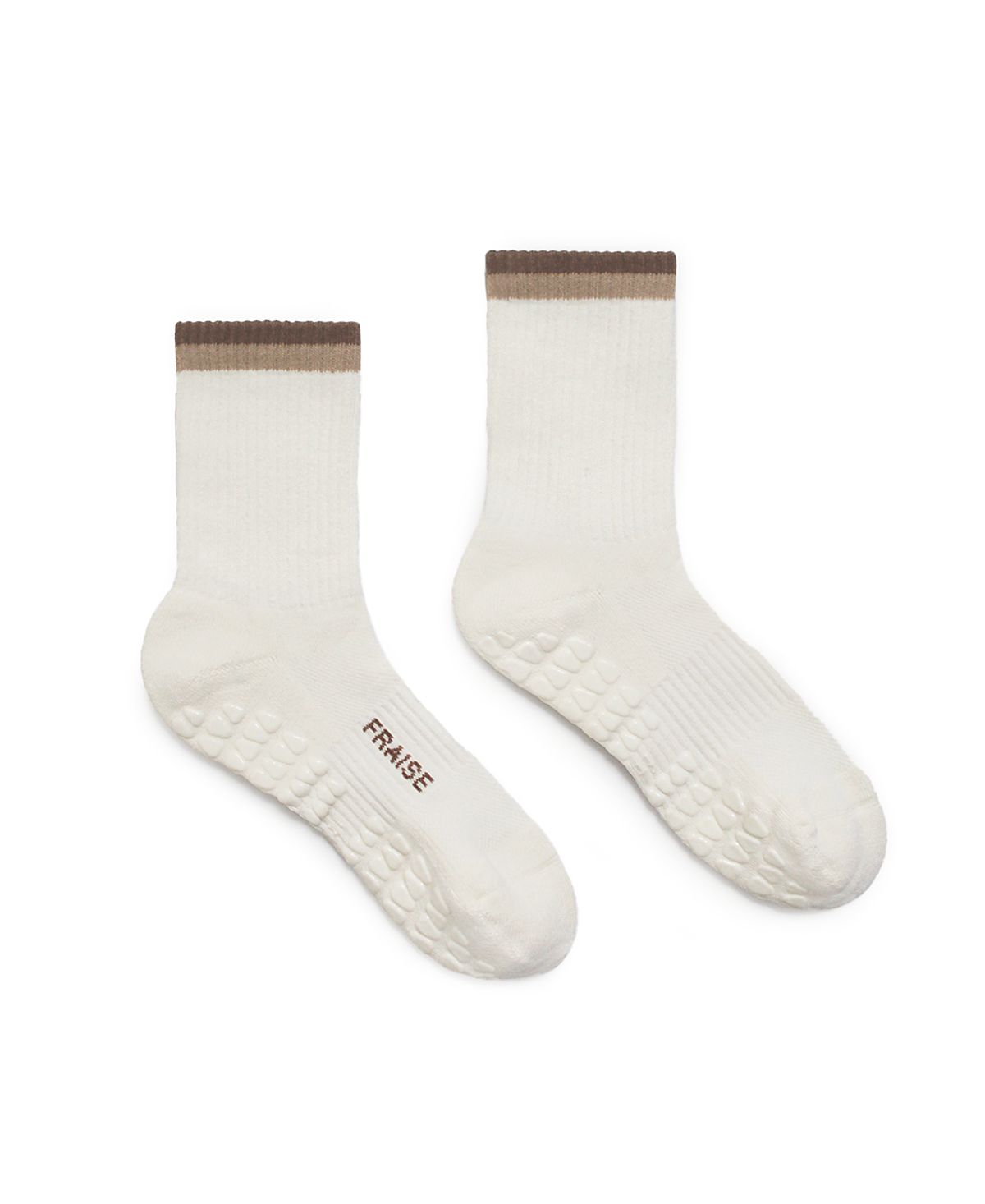 Fraise Striped Crew Grip Sock