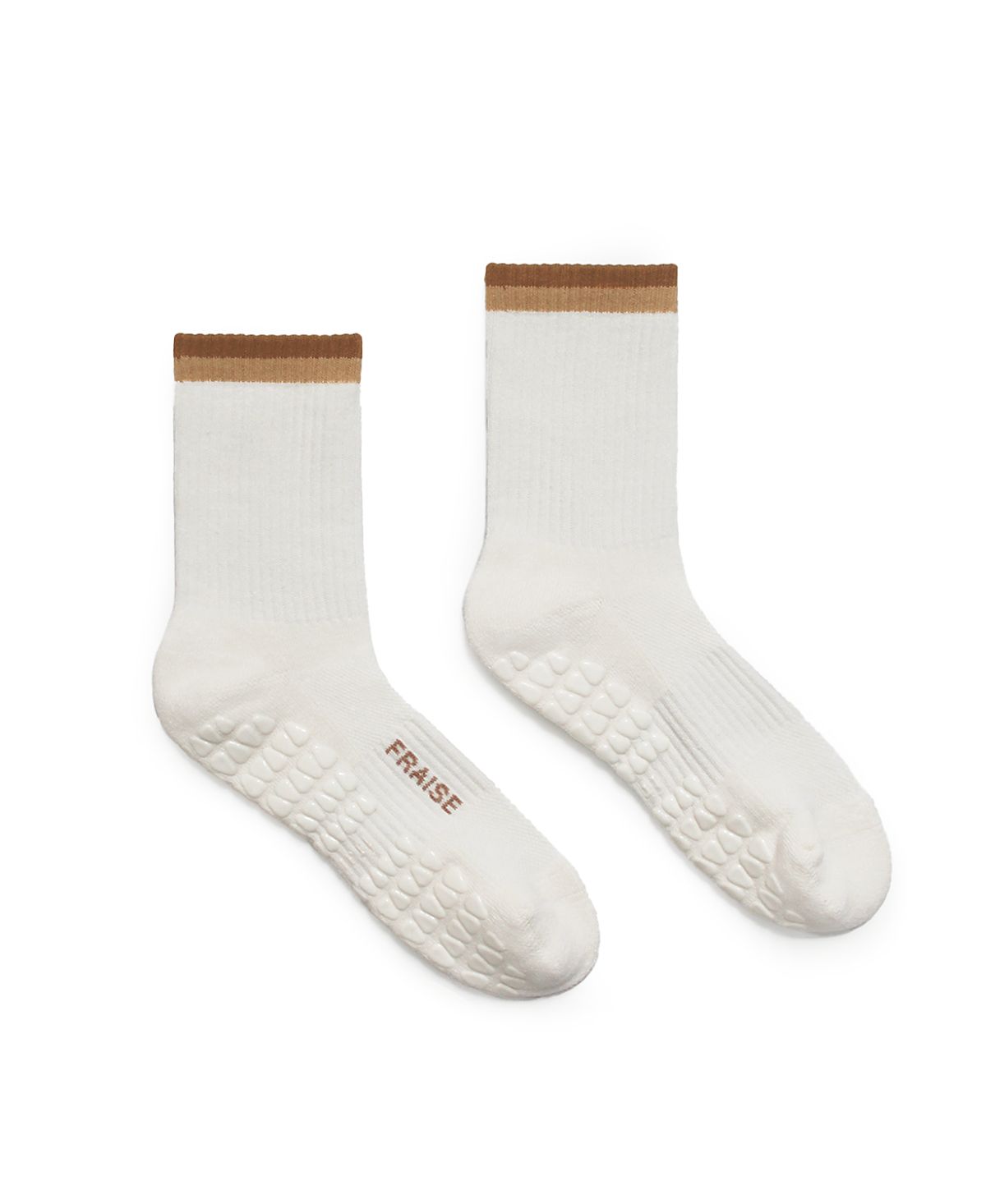 Fraise Striped Crew Grip Sock