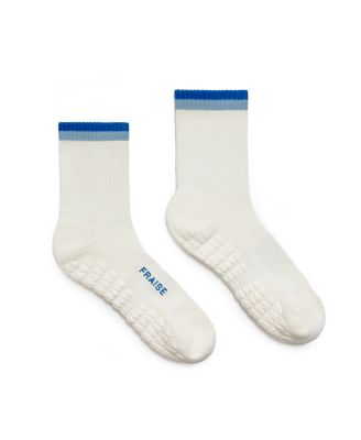Fraise Striped Crew Grip Sock