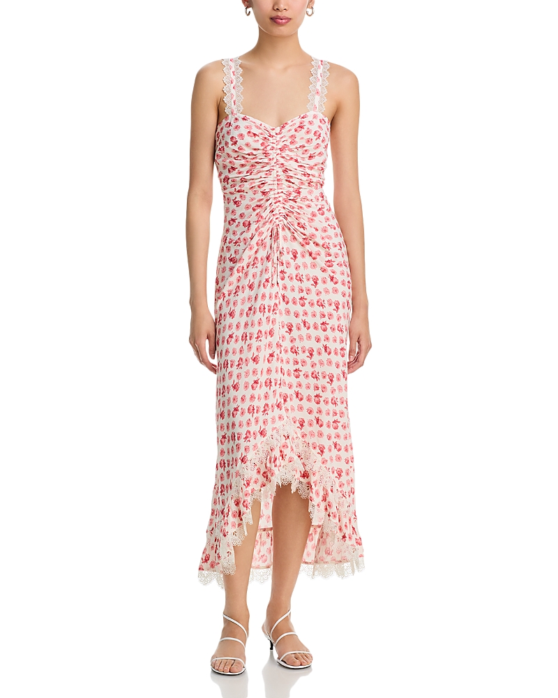 Cinq a Sept Mini Ikat Roses Stevie Dress