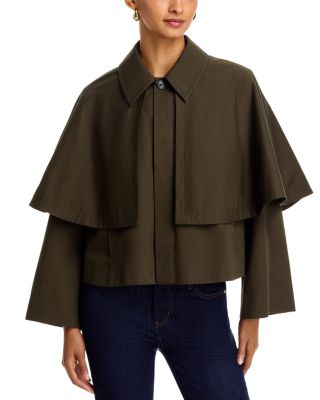 The Paddock Cotton Cape Jacket - thumbnail 3
