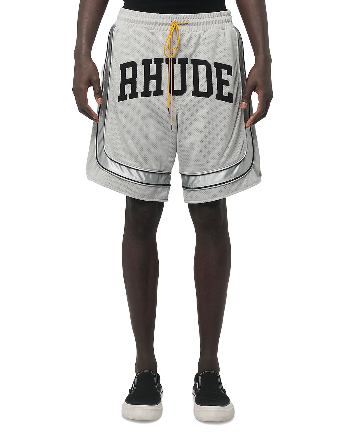 R H U D E Baggy 10.5 Logo Drawstring Shorts