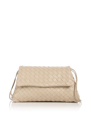 Bottega Veneta Giorno Intrecciato Leather Shoulder Bag