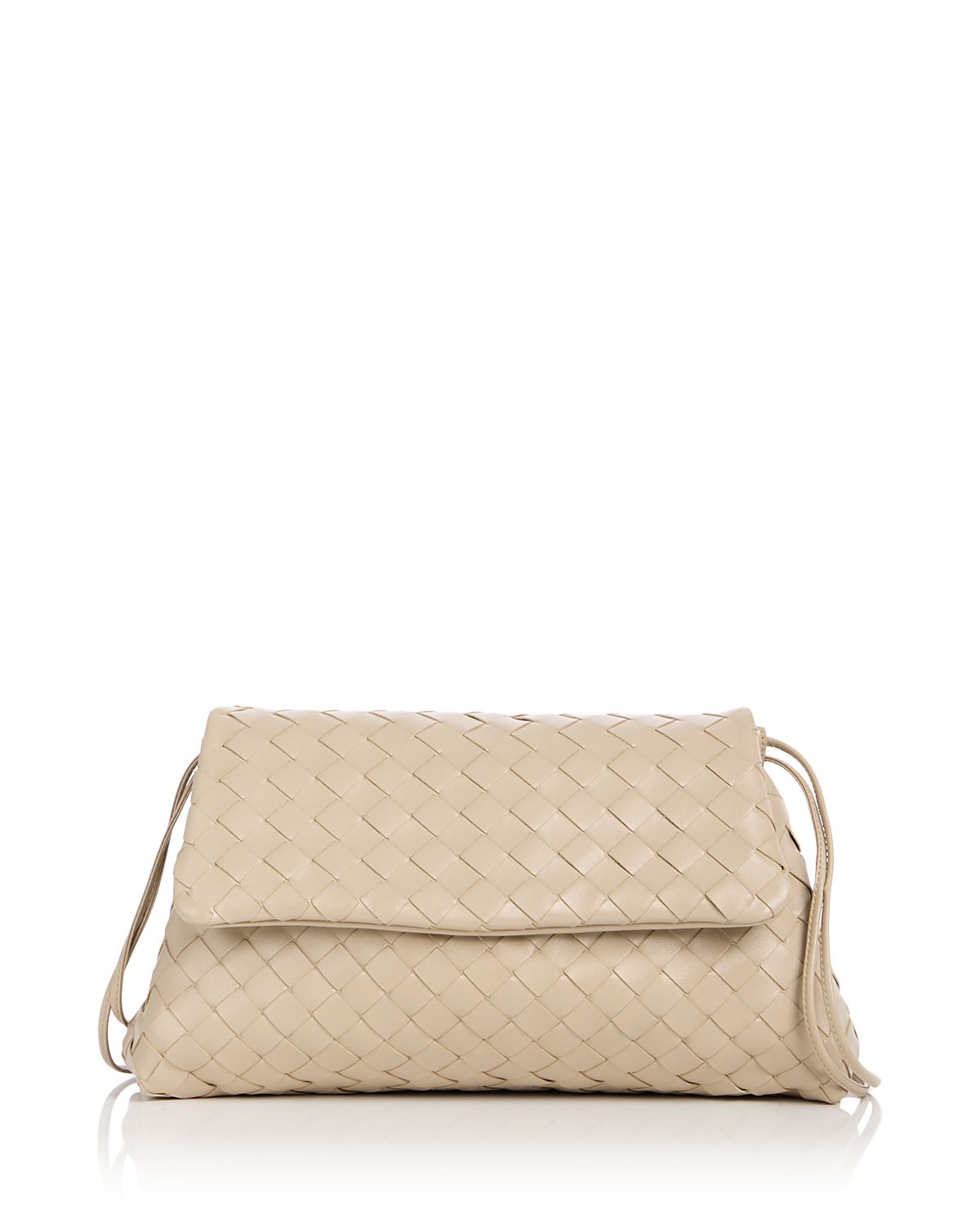 Bottega Veneta Giorno Intrecciato Leather Shoulder Bag
