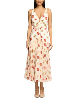 Cinq a Sept Floating Poppies Makaila Dress