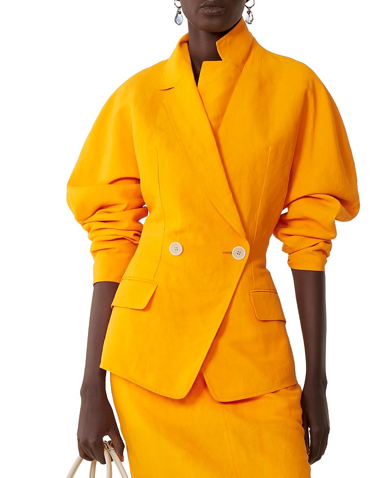 Lanvin Paper And Viscose Open-Back Jacket
