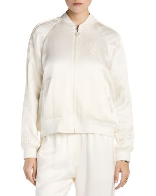 Casablanca Casblanca Satin Bomber In White