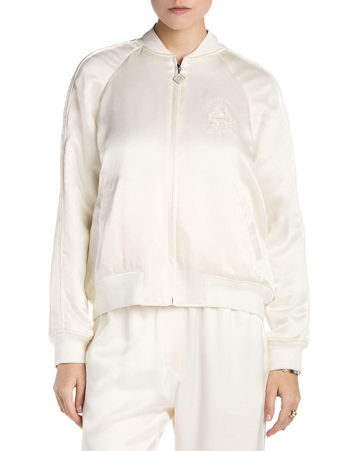 Casblanca Satin Bomber