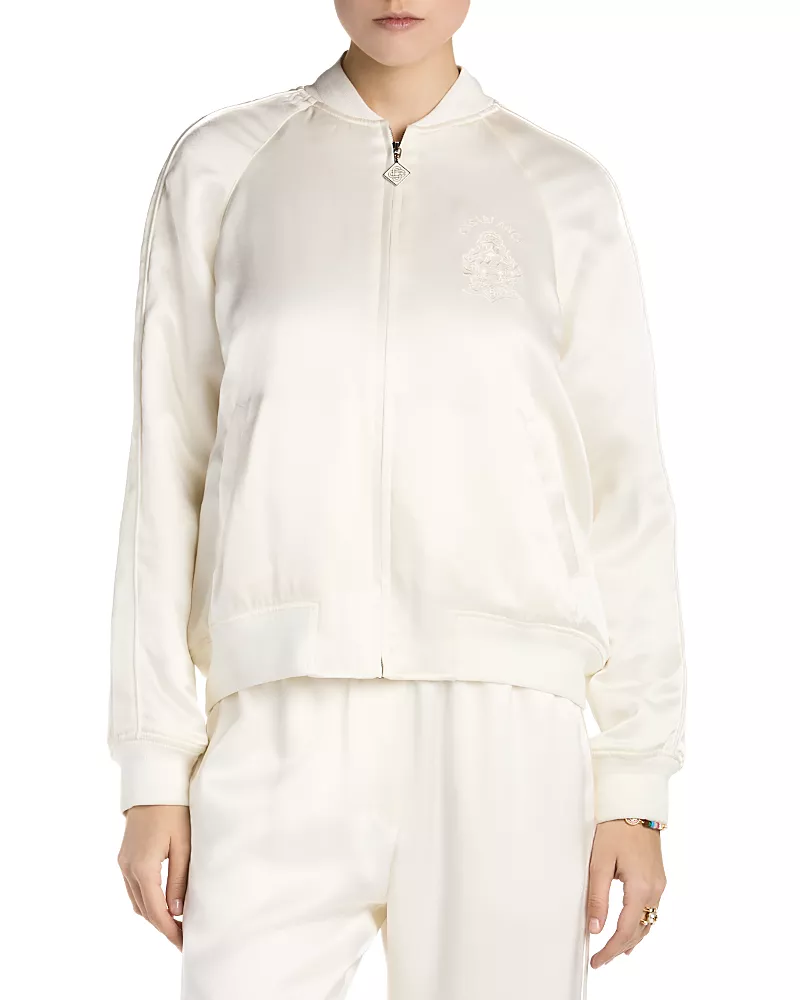 Casblanca Satin Bomber