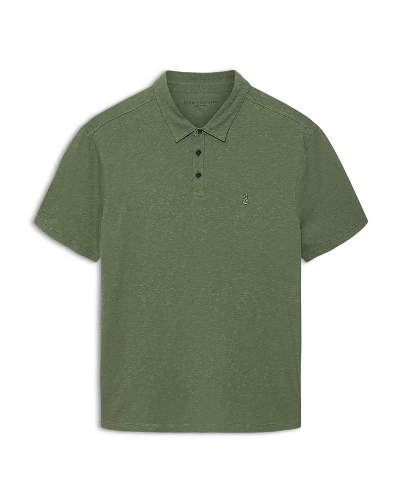 John Varvatos Victor Slub Polo Shirt