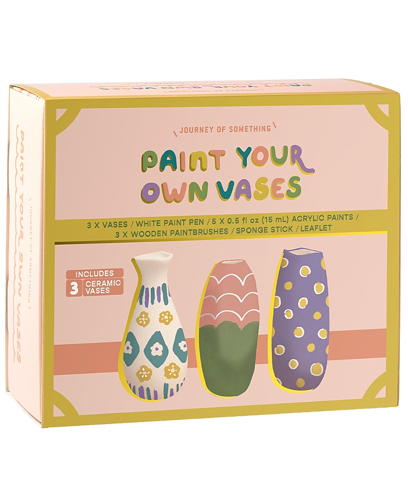 Journey of Something Paint Your Own Vases Diy Kit, Ages 14+
