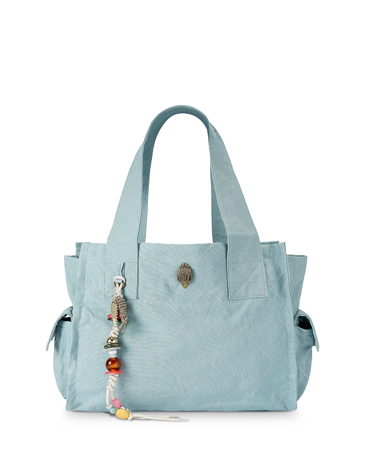 Kurt Geiger London Celia Quilted Canvas Tote