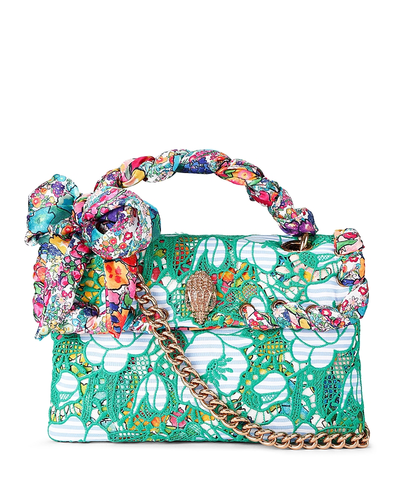 Kurt Geiger London Kensington Embroidered Floral Shoulder Bag