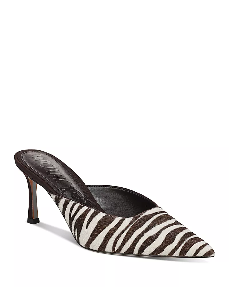 Sam Edelman Women's Margeaux Calf Hair Pointed Toe Mules