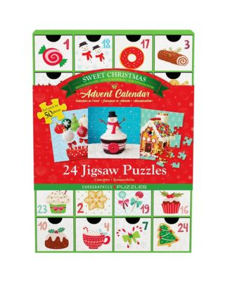 Eurographics Sweet Christmas Puzzle Advent Calendar, Ages 13 ...