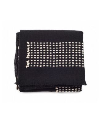  Hand Knotted Merino Stripes Handloom Throw