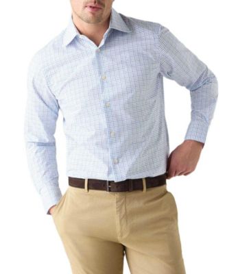 Robert Talbott Madison Check Light Weight Poplin Shirt in Contemporary Fit