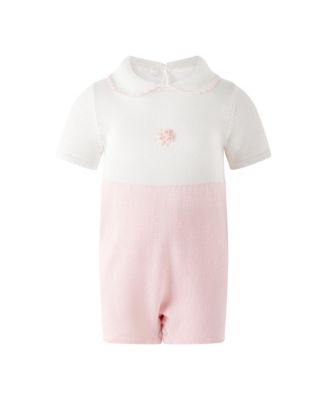 Girls' Pima Rose Embroidered Babysuit - Baby