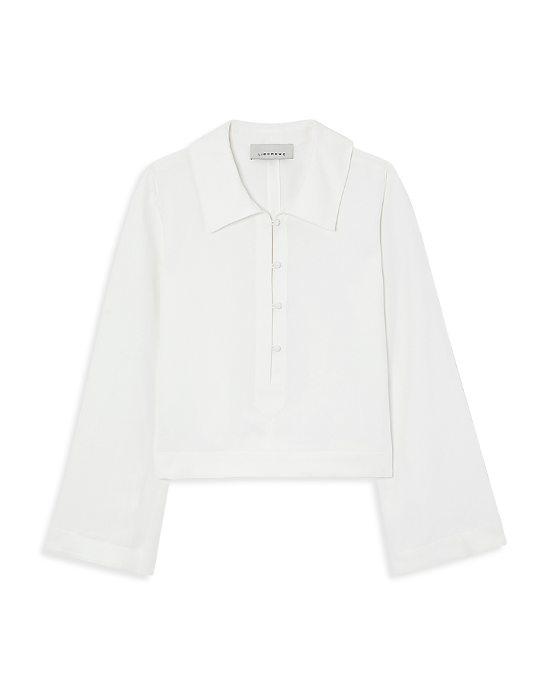 Liberowe Francis Linen Polo Top