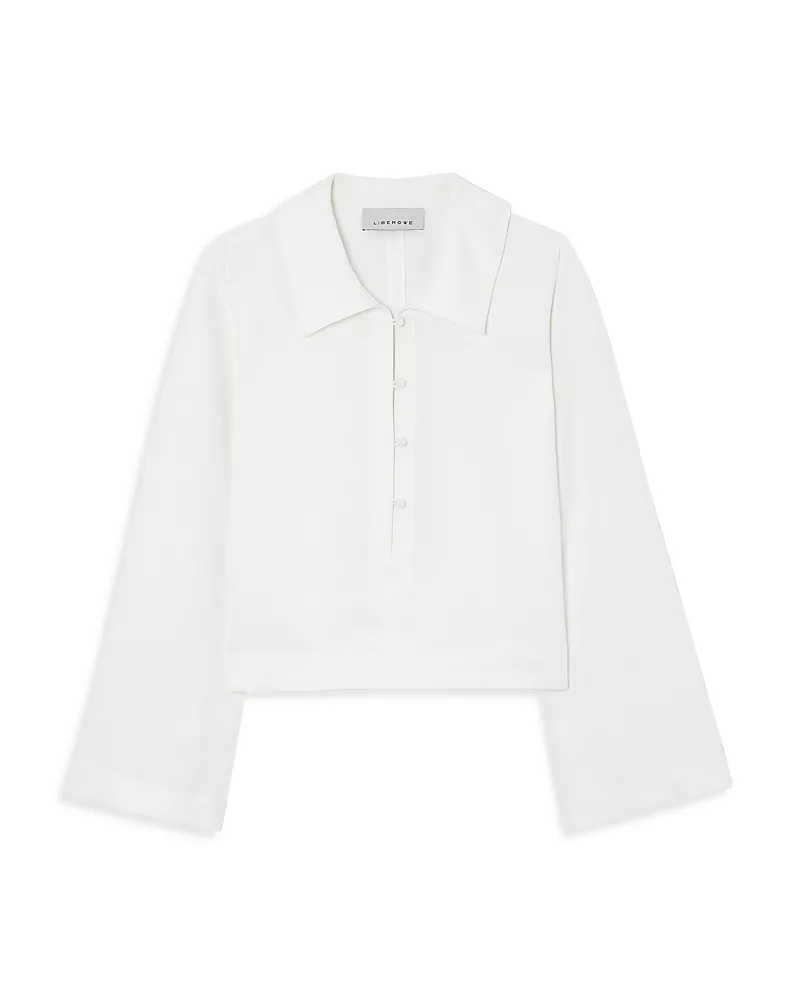 Liberowe Francis Linen Polo Top