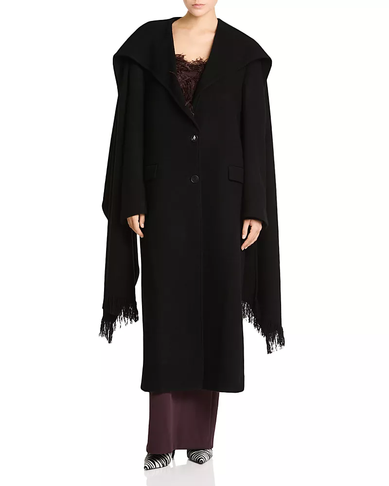 The Attico Wool & Cashmere Long Coat