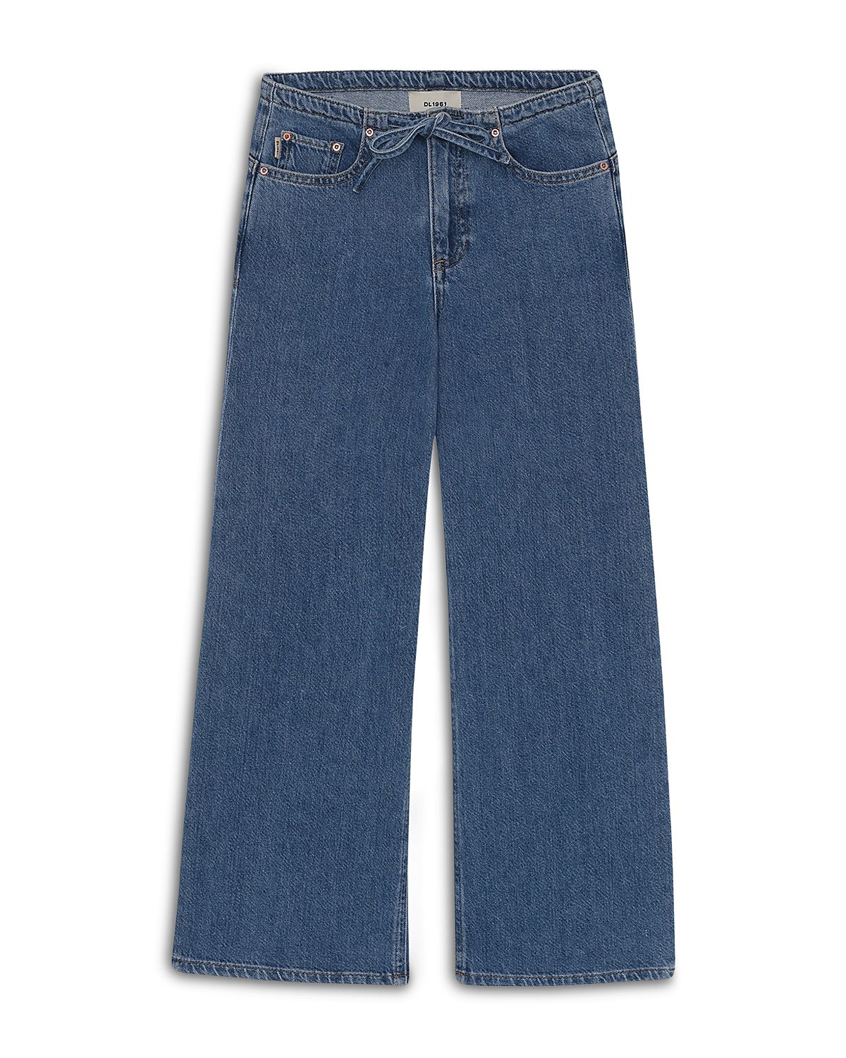 DL1961 Girls' Frankie Low Rise Baggy Wide Leg Jeans - Big Kid