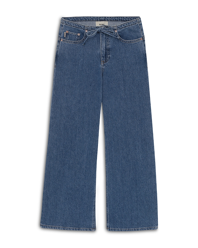 DL1961 Girls' Frankie Low Rise Baggy Wide Leg Jeans - Big Kid