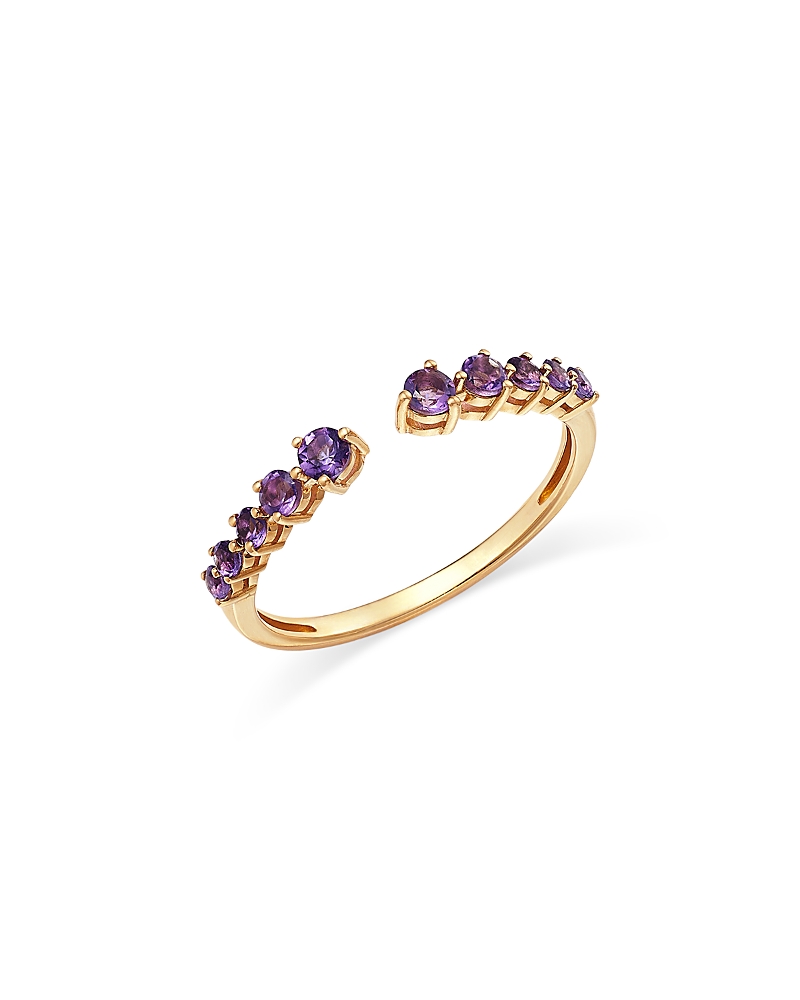 Bloomingdale's Fine Collection Gemstone Open Ring in 14K Yellow Gold