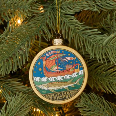 Caviar Kaspia Tin Ornament