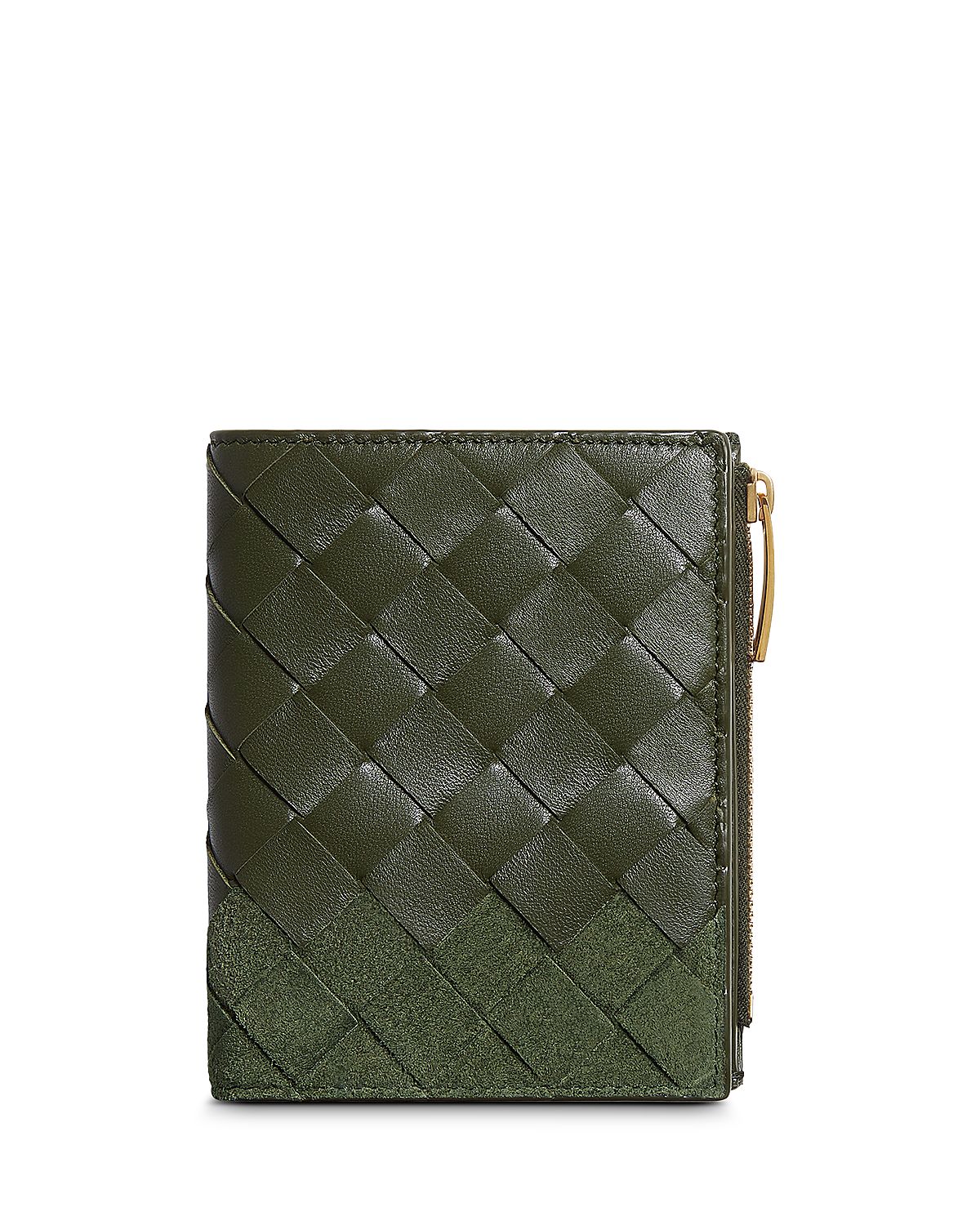 Bottega Veneta Intrecciato Leather Bi Fold Wallet