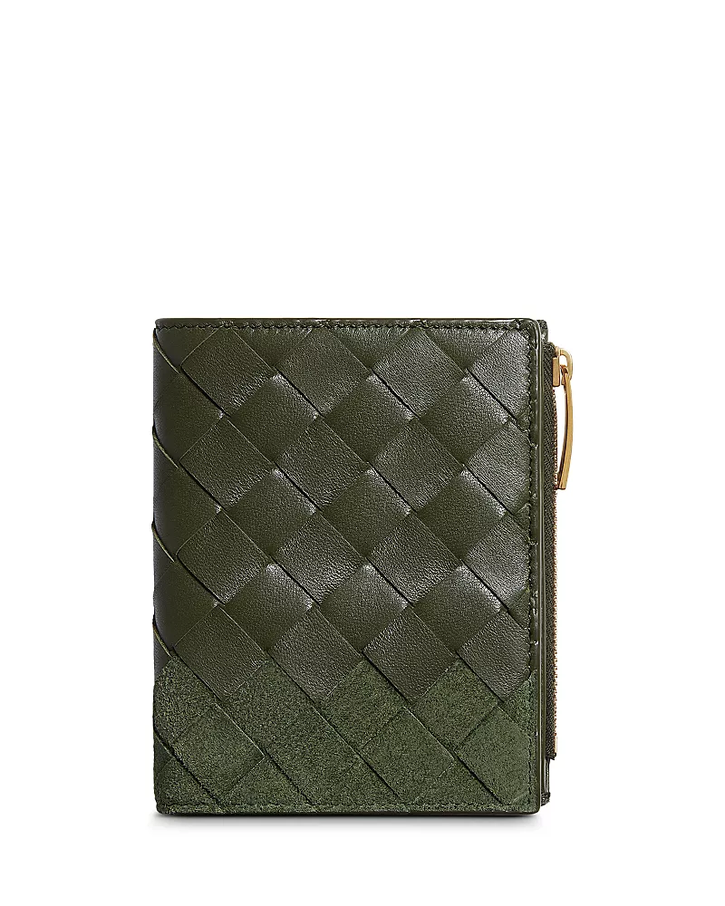 Bottega Veneta Intrecciato Leather Bi Fold Wallet