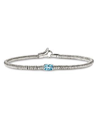 John Hardy Sterling Silver Heishi Gemstone Bead Bracelet