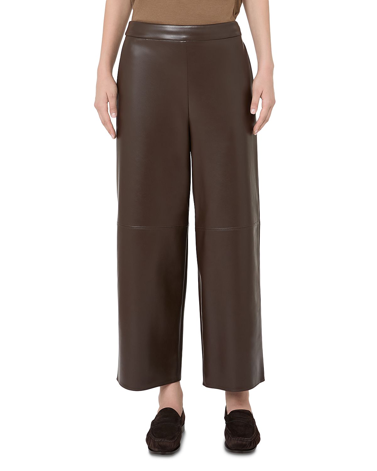 Max Mara Smmamati Faux Leather Pants