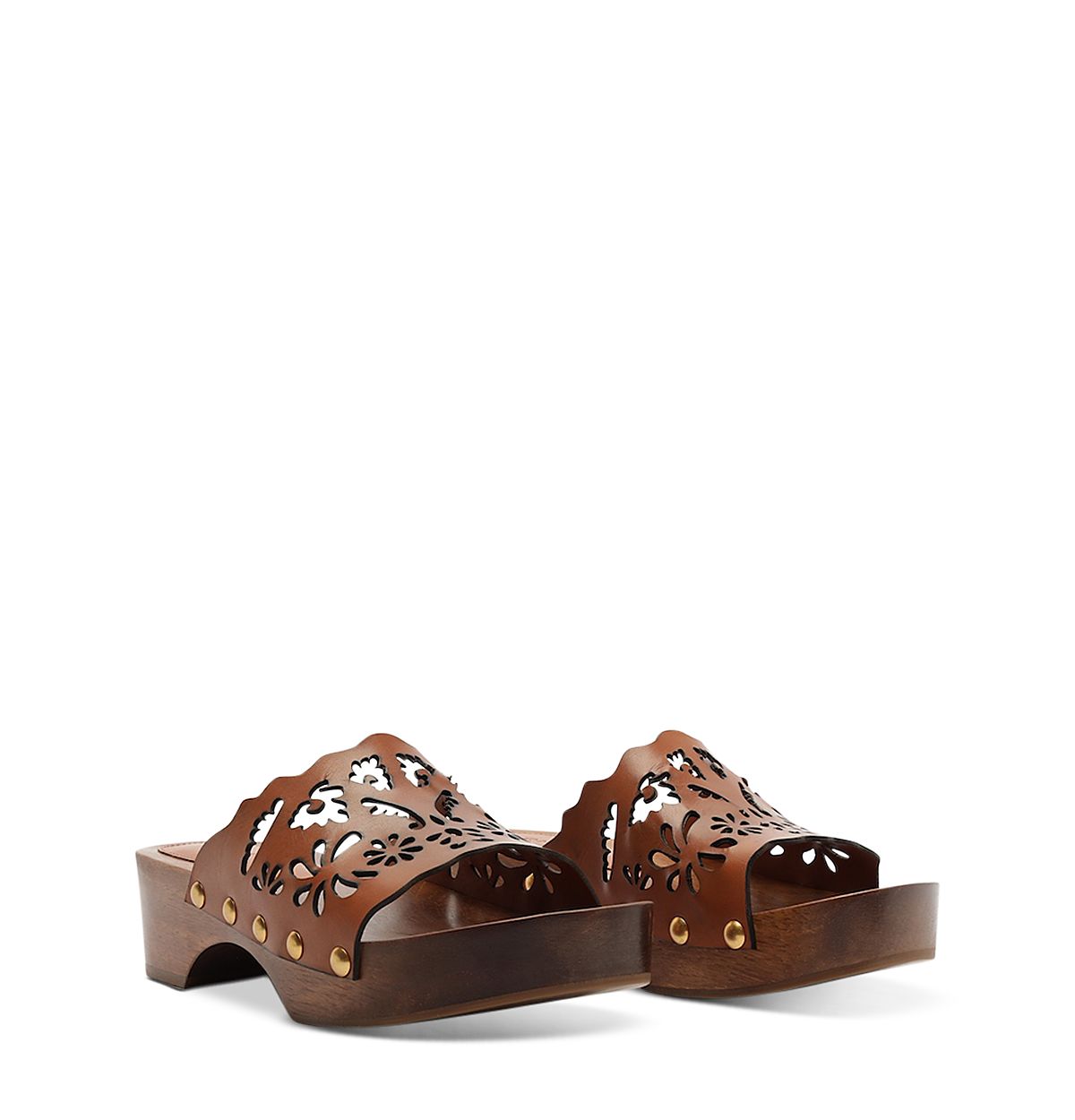 Farm Rio Women's Embellished Leather Sandals