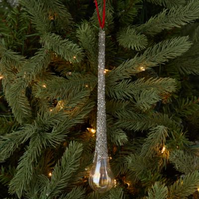 Bloomingdale's Glass 12 Icicle Drop Ornament