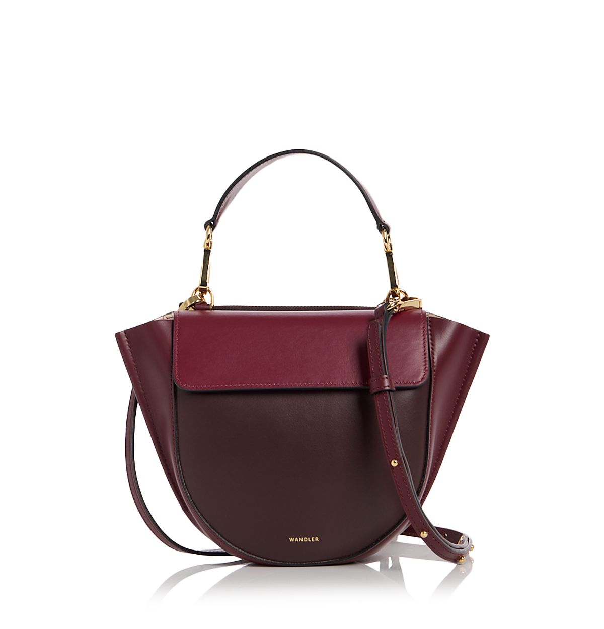 Wandler Hortensia Mini Leather Top Handle Bag