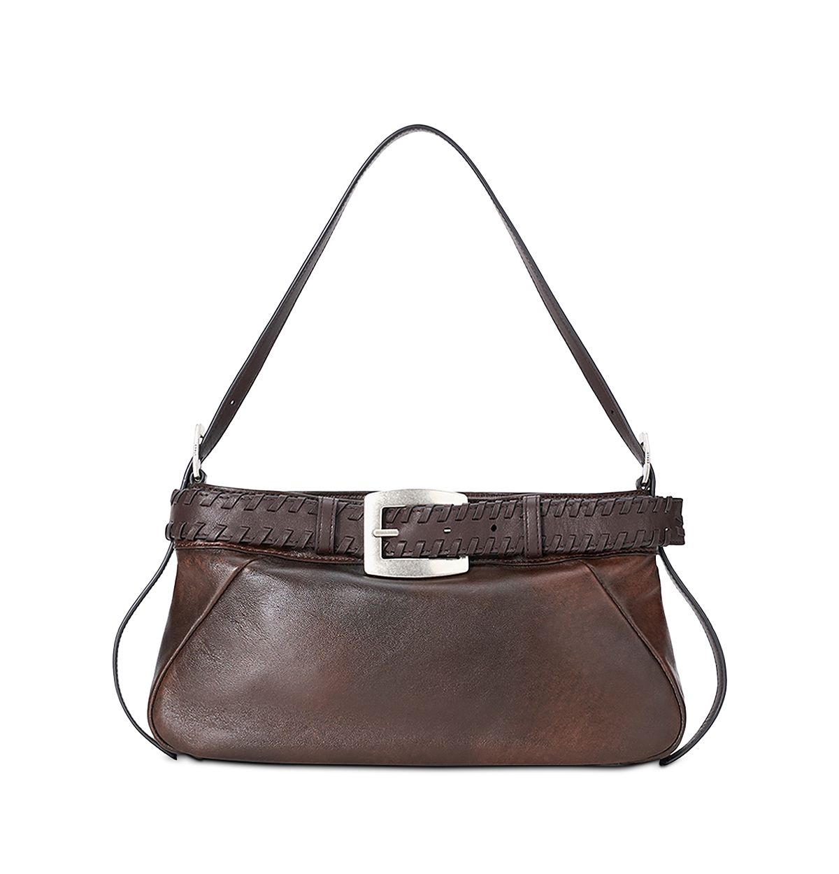 Staud Brooklyn Leather Shoulder Bag