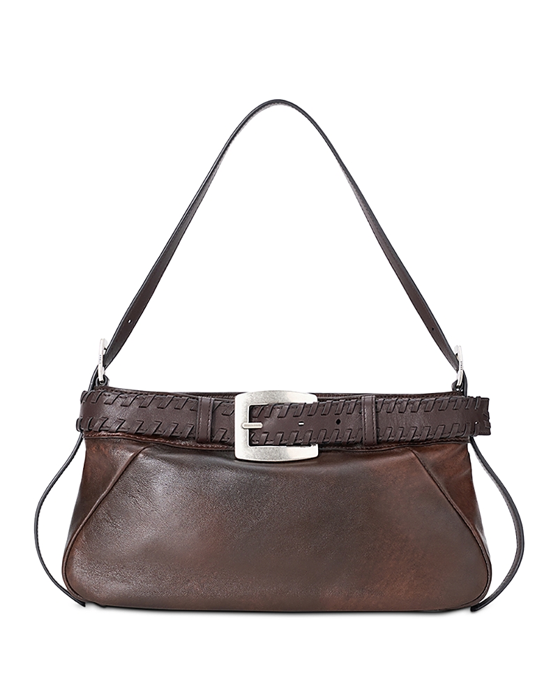 Staud Brooklyn Leather Shoulder Bag