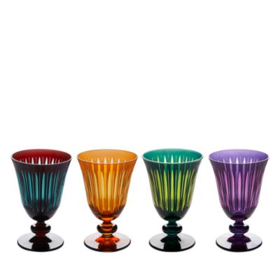 Prism Wine Glasses, Set of 4