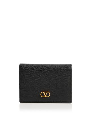 VLogo Leather Bifold Wallet