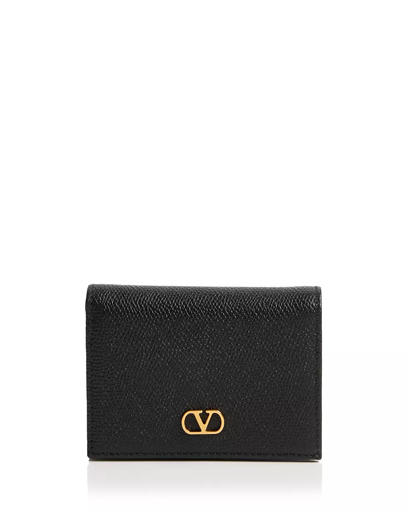Valentino Garavani VLogo Leather Bifold Wallet