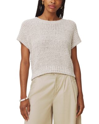 Sola Short Sleeve Ribbed Knit Sweater