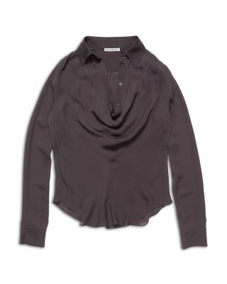 Collared Silk Blouse 