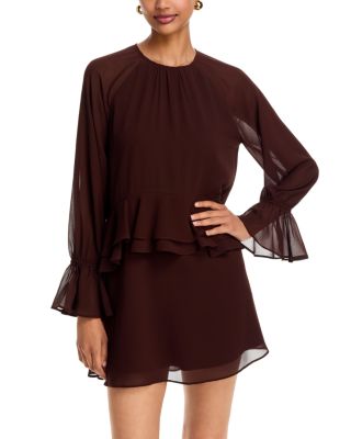 Faith Long Sleeve Mini Dress