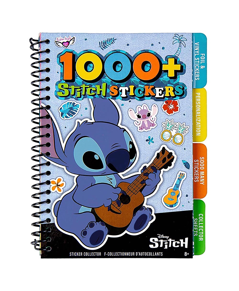 Fashion Angels Disney Stitch Sticker Collector Book 1000+ Themed Stickers, Ages 8+