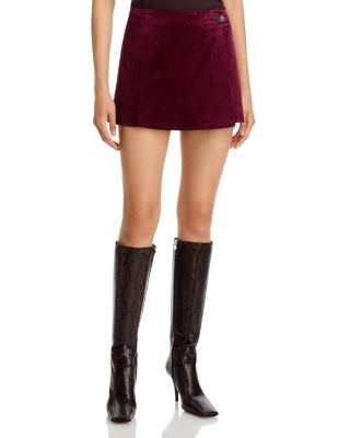 Real Suede Skirt
