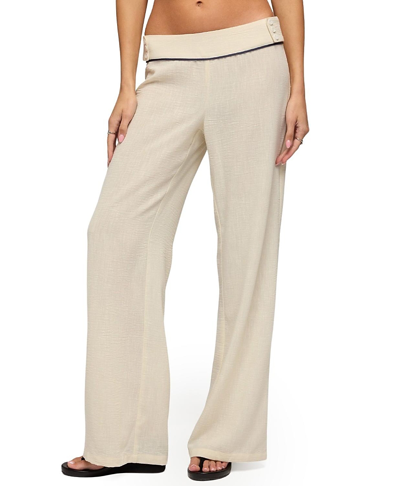 Edikted Dorine Contrast Woven Pants